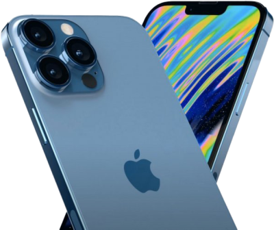 iPhone 13 Pro Max, 128GB, Sierra Blue - Unlocked (Renewed Premium)